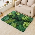 thumbnail image 1 of Monstera Leaf Rug 5x8 Area Rugs for Bedroom Living Room, Tropical Palm Leaf Area Rug, Green Botanical Carpet Machine Washable Non-Slip Large Rug, Soft Low Pile Area Rug, Indoor Decorative Rug G&n160, 1 of 1