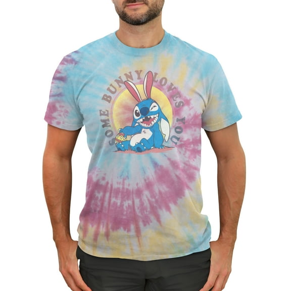 Men's Lilo & Stitch Some Bunny Loves You Graphic T-Shirt