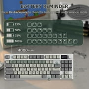 ATTACK SHARK K86 Wireless Mechanical Keyboard 75% with TFT Color Display & Knob Apex Pro TKL, 2.4G/Bluetooth/USB-C Wired RGB Backlit, Hot Swappable