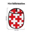 thumbnail image 3 of Pofeuu Red Cross 1 Print Silicone Pot Mat Mitten With Hanging Loop Heat Resistant Oven Mitts Non-Slip Bbq Baking Smoking Potholders, 3 of 7