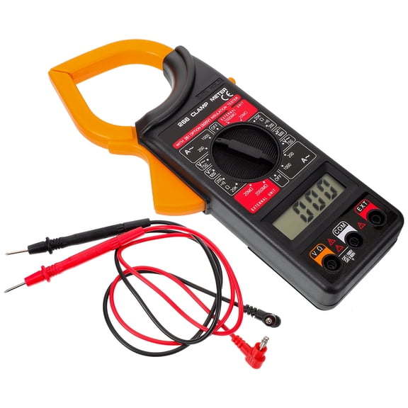Luxshiny Portable DC Clamp Meter Tester Compact Design with Easy for Accurate Home and Electrical Use