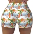 thumbnail image 2 of Lsque Gnome and Surfing Pattern High Waisted Biker Shorts for Women-Tummy Control Fitness Athletic Workout Running Yoga Gym Shorts,Moisture-Wicking-X-Large, 2 of 9