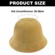 thumbnail image 2 of Sombrero de pescador con circunferencia de 56-58cm, sombrero de verano para mujer, bonito sombrero de pescador con protección solar, sombrero de pescador transpirable de punto simple, 2 of 5