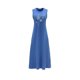 thumbnail image 2 of Vestido largo de verano para mujer, vestido de cuello redondo para mujer, para aniversario de viaje XL, 2 of 7