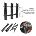 thumbnail image 2 of Portable Fishing Rod Rack Rod Holders Detachable Nylon Plastic Rod Racks Rail Mount Clamp Bracket Lure Pliers Storage Socket, 2 of 8