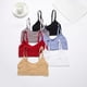 thumbnail image 4 of Conjunto de lencería sin costuras de 2 piezas con cuello en U para mujer: sujetador halter de cintura alta y braguitas, nailon/spandex, ropa de dormir/noche sexy, 4 of 8