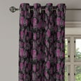 thumbnail image 3 of Ambesonne Grommet Curtain, , 50"x120", Charcoal Grey and Purple, 3 of 5