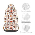thumbnail image 4 of Wukai Turkey And Thanksgiving2 Full Set Car Seat Covers with Soft Padding Universal Auto Front Seats Protector and Cushion Mat, 4 of 5