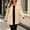 Beige, variant on WIZUTIZ Women's Solid Color Lightweight Button Down Lapel Collar Jacket Long Sleeve Loose Fit Casual Thin Coat Fall Spring Outerwear with Pockets