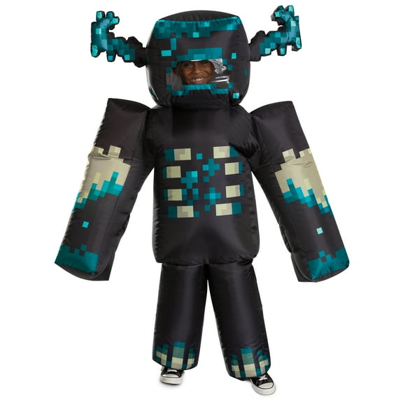 Minecraft Inflatable Warden Costume for Children, Boys One Size Child