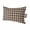 Espresso, Mocha, Chocolate, Umber, variant on Khaki Gingham Outdoor Pillows for Chaise Lounge Chair Waterproof Lumbar Pillows with Insert&Adjustable Elastic Strap Beach Headrest Pillow Farmhouse Buffalo Plaid Checkered Neck Pool Pillow 11"x16"
