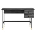 thumbnail image 5 of Computer Work Desk, Charcoal Grey Gray, Wood, Metal, Home Office Business, Modern Contemporary HB34658, 5 of 10