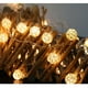 thumbnail image 3 of Guirnalda de luces de bolas de ratán 20LED, luz de hadas decorativa romántica para exteriores e interiores, 3 of 8
