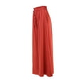 thumbnail image 5 of FIOPHY Womens Casual Wide Leg Pants Drawstring Ruffle Belted Elastic Waist Baggy with Pockets, 5 of 8