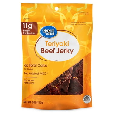Great Value Teriyaki Beef Jerky, 5 oz