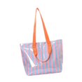thumbnail image 1 of Bolsa de deporte, bolsa de la compra, bolsa informal de fin de semana para picnic, gimnasio, viajes o estudio. Azul rosa, 1 of 8