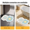 thumbnail image 4 of DPTALR Bath Rug- Super Absorbent Quick Dry- Rubber Backing Non Slip -Washable Bathroom Floor Mats- Shower Rug For In Front Of Bathtub-Shower Room -16x24-, 4 of 9