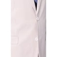 thumbnail image 2 of Emigre Classic Fit Tan Striped Two Button Cotton Seersucker Suit, 2 of 5