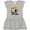AC-Heather Grey, variant on Inktastic Construction Truck It's My 5th Birthday Girls Toddler Dress