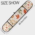 thumbnail image 3 of Yayeee Double Oven Mitt Kitchen Heat Resistant Baking 35" x7" Quilted Glove, Beige Autumn Leaves, 3 of 6