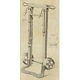 thumbnail image 2 of Inventions 11x18 Black Ornate Wood Framed with Double Matting Museum Art Print Titled - Hamper Hand truck for Moving Fabric, 2 of 4