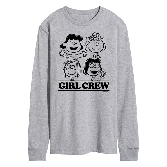 Peanuts - Girl Crew - Men's Long Sleeve T-Shirt