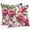 Crimson Green, variant on Throw Pillow Covers 24x24 Inch Set of 2, Pink Flowers Waterproof Outdoor Pillow Covers, Spring Watercolor Floral Leaves Plants Beige Decorative Cushion Pillowcases for Couch, Sofa, Bed, Garden, Patio