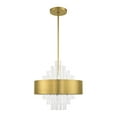 thumbnail image 6 of 48874-08 Livex Lighting Orenburg - 8 Light Pendant in Contemporary Style - 21 Inches wide by 26.75 Inches high-Natural Brass Finish, 6 of 10