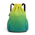 thumbnail image 4 of LYMAYTER Sports Backpack Gradient Color Drawstring Design Large Capacity Travel for Gym Yoga Fitness Outdoor Activities, 4 of 8