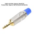 thumbnail image 1 of Stereo 5PCS 3.5mm Metal Jack Audio Cable Adapter Welding Head Plug DIY Stereo Connector, 1 of 8