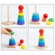 thumbnail image 4 of Anillos de Apimiento de Madera Bloques de Torre de Coloridos para Y Niñas de años Juguetes Preescores Montessori Juego Educativo D , Los 6.5x6.5x14.5cm Sunnimix Apilador juguetes clásicos, 4 of 8