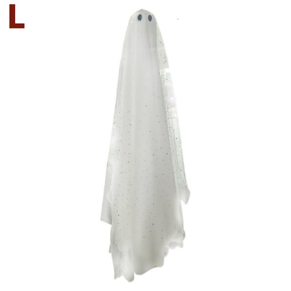 Halloween Decorations Outdoor/Indoor, Remote-Controlled Hanging Ghost Decor Set with LED Lights - Lifelike Floating Ghosts for Outdoor Halloween Decorations, Yard, Porch, Party (Easy Setup)