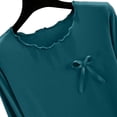 thumbnail image 3 of yillto Women Lounge Sets 2 Piece Long Sleeve Shirts Tops and Loose Pants Lightweight Summer Sleepwear Set, 3 of 6