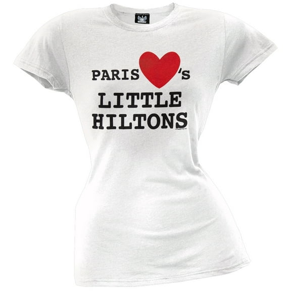 Paris Hilton - Paris Hearts Little Hiltons Juniors T-Shirt - X-Large