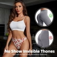 thumbnail image 4 of Thongs for Women - Cute Mushroom No Show Seamless Womens Thongs Underwear, Soft Stretch G String Thongs for Women,Cuteness Ladies Thong Bikini Panties Briefs, 4 of 5
