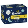 Pampers Swaddlers Overnight Diapers Size 3, 66 Count (Select for More Options)