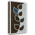 thumbnail image 1 of Kristin Emery 18x32 Gallery Wrapped Canvas Wall Art Titled - Blue and Brown Lever, 1 of 4
