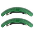 thumbnail image 2 of 2 Mujeres Rectángulo Pasador Francés Horquilla Automática Horquilla Titular de Cola Verde Yinane Barrette de clip para el cabello para las mujeres, 2 of 8