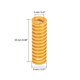 thumbnail image 2 of KAIYANG Kit de 16 resortes de nivelación de compresión de carga ligera para cama calentada de impresora 3D de color amarillo de 25 mm/0,98 pulgadas, 2 of 4