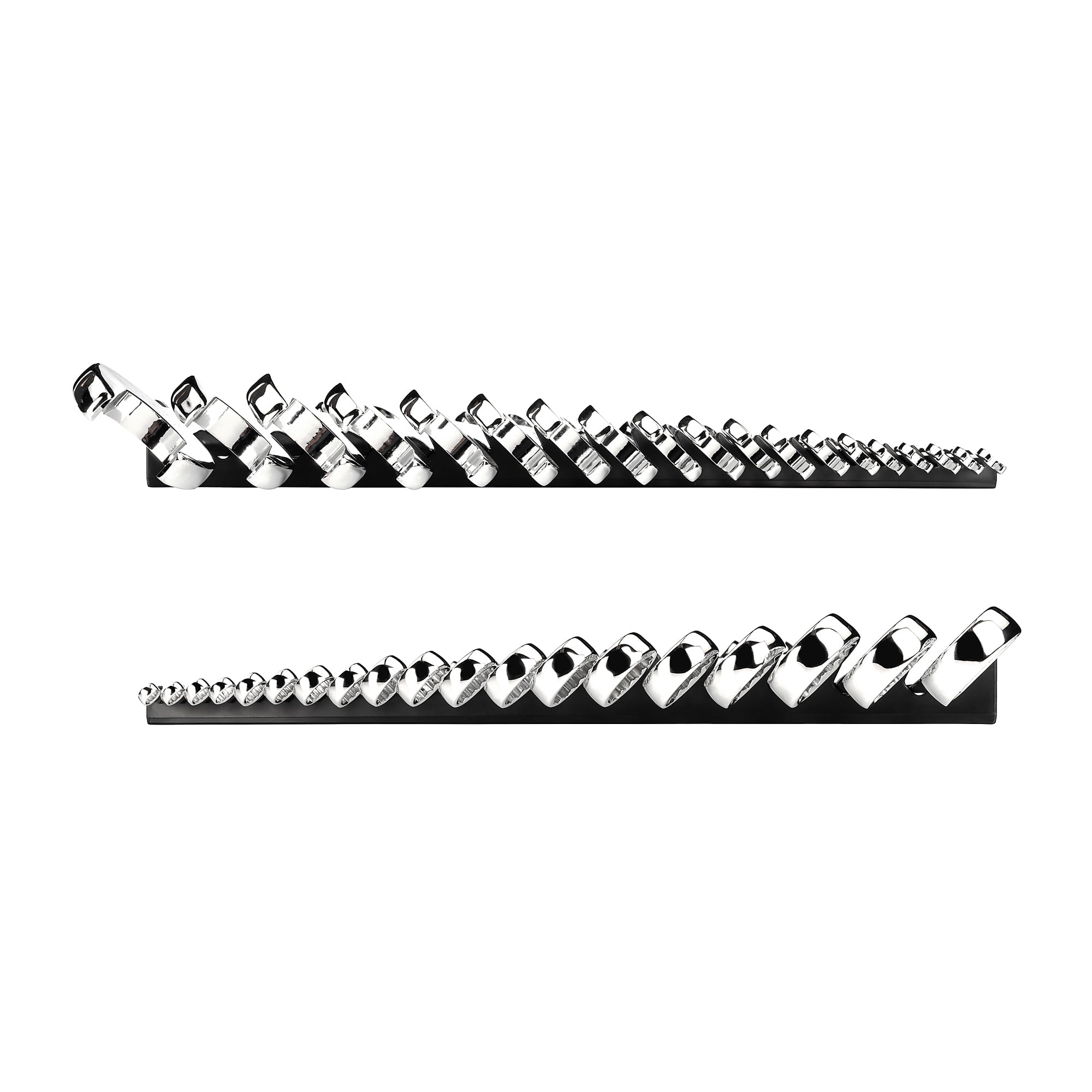 TEKTON Combination Wrench Set with Rack, 19-Piece (1/4 - 1-1/4 in.) | WCB91102