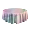 thumbnail image 5 of Dreamy Pastel Sky Round Tablecloth 60"x60",Wrinkle Wipeable Table Cloth for Kitchen Dining Room Picnic Patio Party, 5 of 6