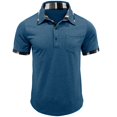 thumbnail image 3 of fatyb Mens Casual Shirts Short Sleeve Pullover Button T-Shirt Lightweight Classic Tees Tops with Pocket, 3 of 7