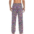 thumbnail image 2 of HPINK-T Mens Sleep Pajama Pants Set Bottoms Motorcycle Lettering Fleece Lounge Sleepwear PJs S, 2 of 7