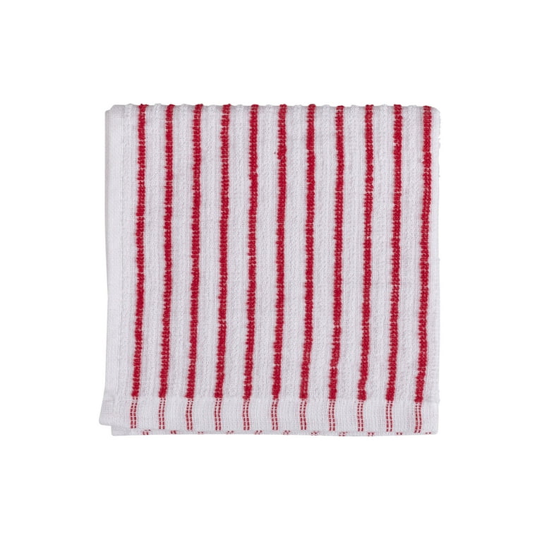 Everyday Living Dish Cloths - 5 Pack - Red, 12 x 12 in - Kroger