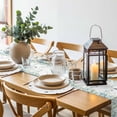 thumbnail image 6 of Blue Green Eucalyptus Round 13 Inch Placemats Set of 6, Sage Gradient Leaves Butterfly HeatResistant Non Slip Place Mats for Dining Table, Wipeable Braided Kitchen Table Mats for Housewarming, 6 of 9