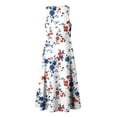 thumbnail image 6 of VBVC Women's Floral V-Neck Sleeveless Maxi Dress,Button Detail Loose Flowy Dress For Women,Ladies' Casual Patriotic Summer Sundress with Pockets,Multicolor,S-3XL, 6 of 8