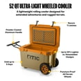 thumbnail image 3 of RTIC 52 Qt 76-Can Ultra-Light Rolling Cooler, Trailblazer, 3 of 9