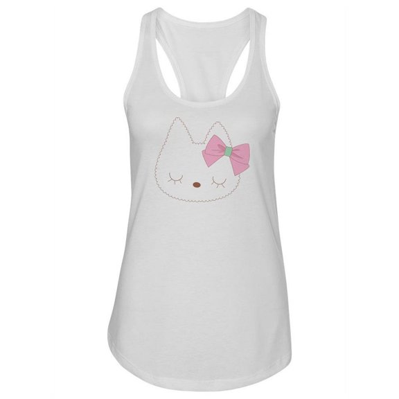 Kitten Wearing A Ribbon Tank Women -Image by Shutterstock, Female Large