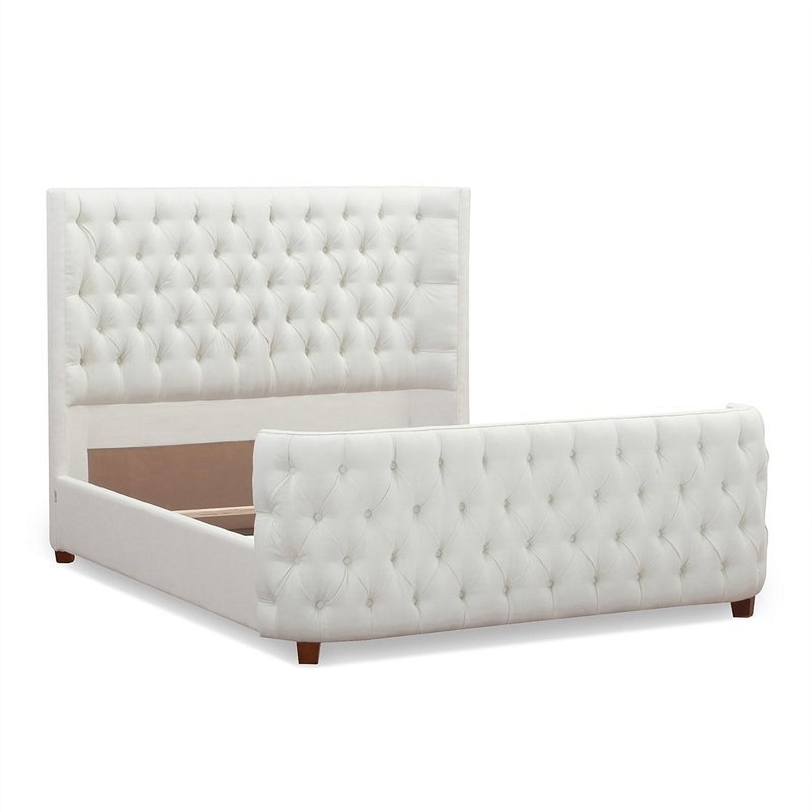 Brooklyn button deals tufted upholstered bed