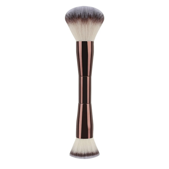 2 Pack Beauty Tools - Versatile Clean And Clear Neck Strips Contouring Powder Brush for Face Crystals Barber Pole Effortless Makeup Application Ideal Face Ice Roller Face Stuff for All Skin Types